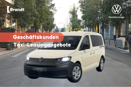 Leasingangebot für Taxiunternehmen - Caddy Taxi Maxi